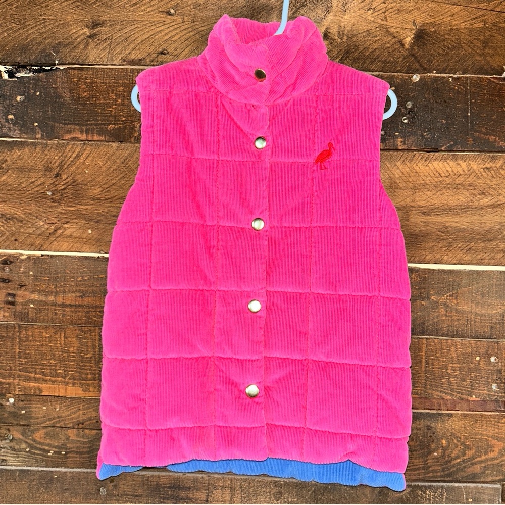 The Beaufort Bonnet Company Pink Quilted Vest